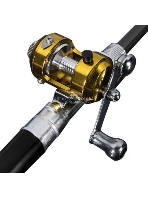 Zsebpeca, teleszkópos toll horgászbot kompakt és hordozható kivitelben horgászathoz