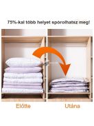 Vákuumzsák ruhatároláshoz - Kompakt vákuum ruhazsák helytakarékos tároláshoz
