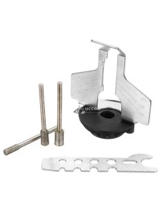   Láncélező készlet, láncfűrész élező adapter szett multiszerszámhoz, precíziós karbantartó eszköz faipari munkákhoz