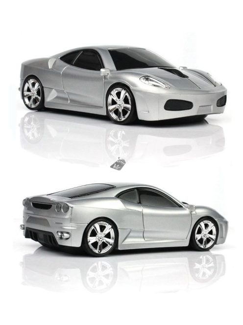 Kék Bluetooth-os kisautó formájú vezeték nélküli egér