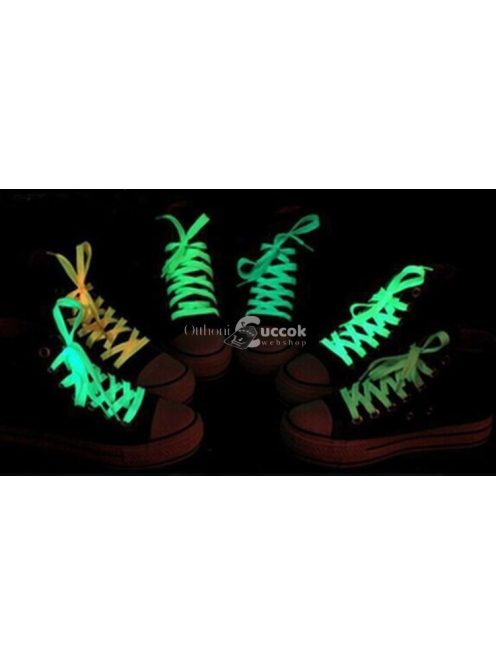 Foszforeszkáló Zöld Cipőfűző Éjszakai Láthatóságért