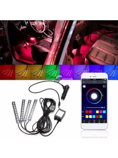   Telefonról irányítható LED utastér világítás autókhoz