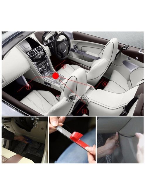 Telefonról irányítható LED utastér világítás autókhoz