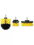 Fúrógéphez csatlakoztatható súrolókefe szett háztartási és ipari tisztításhoz