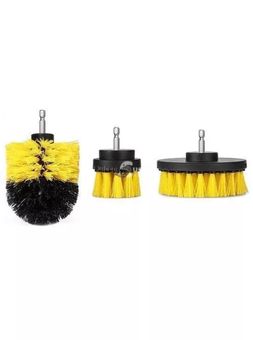 Fúrógéphez csatlakoztatható súrolókefe szett háztartási és ipari tisztításhoz