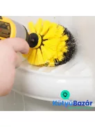 Fúrógéphez csatlakoztatható súrolókefe szett háztartási és ipari tisztításhoz