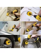 Fúrógéphez csatlakoztatható súrolókefe szett háztartási és ipari tisztításhoz