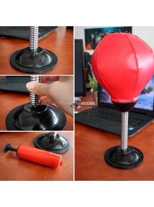 Asztali mini boxzsák irodai stresszoldáshoz