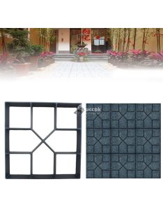   Térkő sablon 40x40 cm - Kerti és udvari burkolat készítéséhez