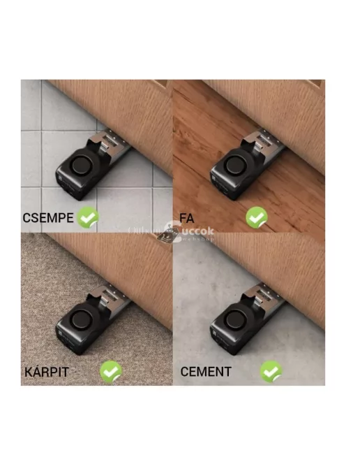 Ajtó Riasztó Ék Biztonsági Eszköz Hordozható Védelmi Megoldásként