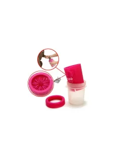   Kutya és macska mancs tisztító szilikon pohár, nagy méretű