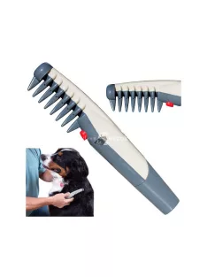   Villanyos szőrzetvágó kutyakamra - kutyaszőr gubancok eltávolítására - praktikus, könnyen használható eszköz kutyakozmetikai célokra.