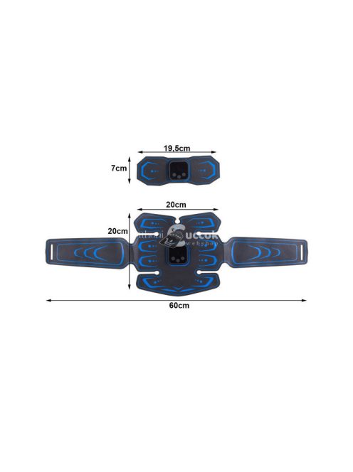 3 az 1-ben EMS elektromos hasizom stimulátor - elektrostimulátor izomformáláshoz és erősítéshez