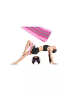 3 darab rugalmas edzőszalag szett - fitness gumiszalagok otthoni és edzőtermi edzéshez - sport rugalmas szalagok készlet - fitnesz kiegészítők erősítéshez és nyújtáshoz