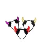 Ördög Szarv Fejpánt Halloween és Farsangi Jelmez Kiegészítő Gyerekeknek és Felnőtteknek