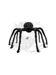   Halloween óriás pók dekoráció kültéri és beltéri használatra, ijesztő parti kiegészítő