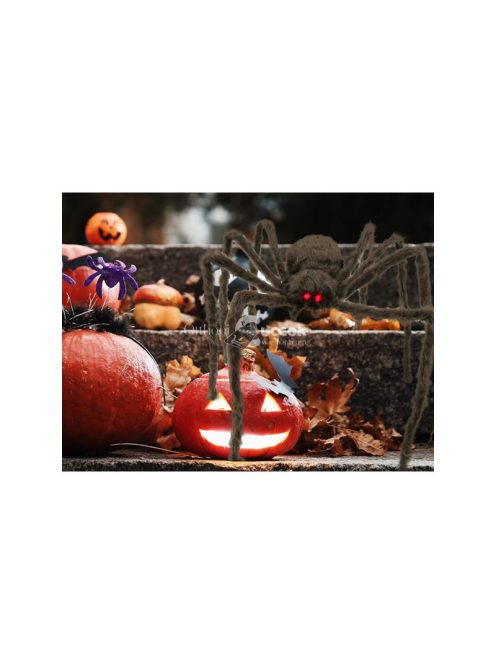 Halloween óriás pók dekoráció kültéri és beltéri használatra, ijesztő parti kiegészítő