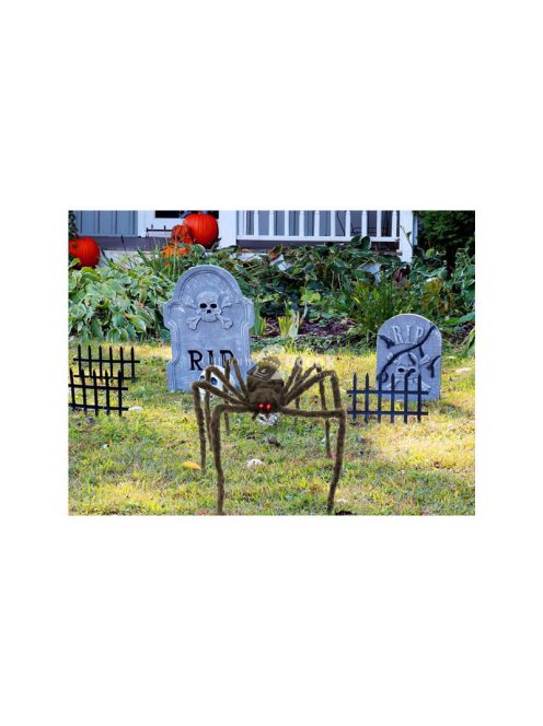 Halloween óriás pók dekoráció kültéri és beltéri használatra, ijesztő parti kiegészítő