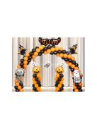 Halloween dekorációs lufi szett, fekete és narancssárga színekben, 20 darabos csomagban