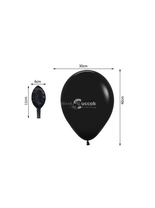 Halloween dekorációs lufi szett, fekete és narancssárga színekben, 20 darabos csomagban