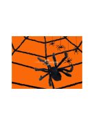 Fekete Mesterséges Nagy Pókháló Halloween Dekoráció - Beltéri és Kültéri Használatra