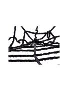 Fekete Mesterséges Nagy Pókháló Halloween Dekoráció - Beltéri és Kültéri Használatra