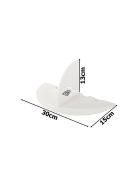 Fehér matt fali polc vázáknak, virágoknak és telefon töltésére