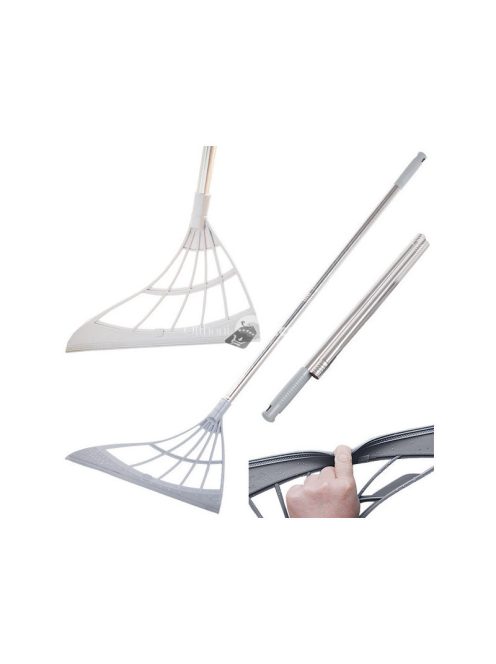 Szilikon seprű vízkefével és varázspálcával, multifunkciós takarító eszköz padlókhoz és szőnyegekhez