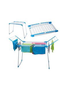   Nagy méretű összecsukható ruhaszárító állvány - kényelmes és praktikus tárolási megoldás otthonra.