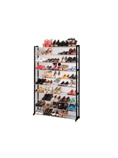   Fém cipőtároló szekrény 50 pár cipő kapacitással - Praktikus cipőrendszerező bútor