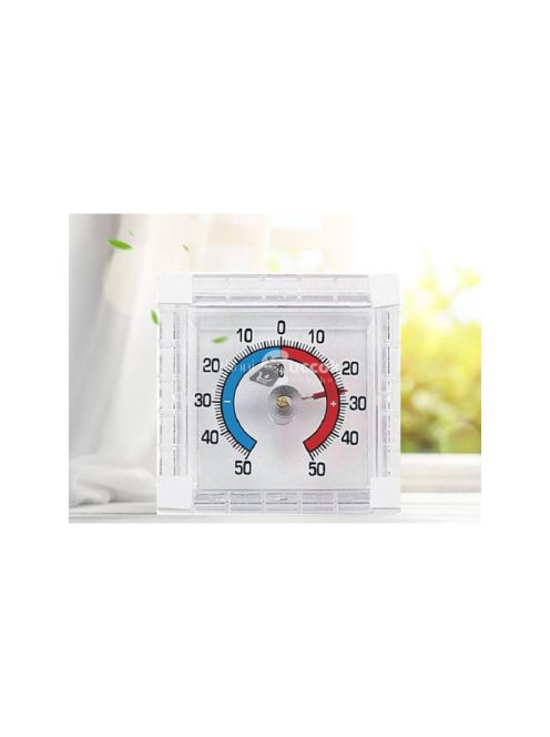 Kültéri ablakra ragasztható hőmérő - pontos hőmérsékletmérés ablakon kívül