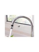 Lélegző 360°-ban mozgatható csapvízcsap kiterjesztés konyhai használatra