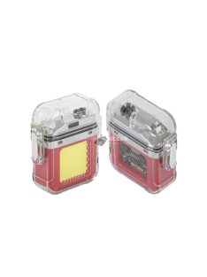   Elektromos USB töltésű plazma öngyújtó beépített LED világítással