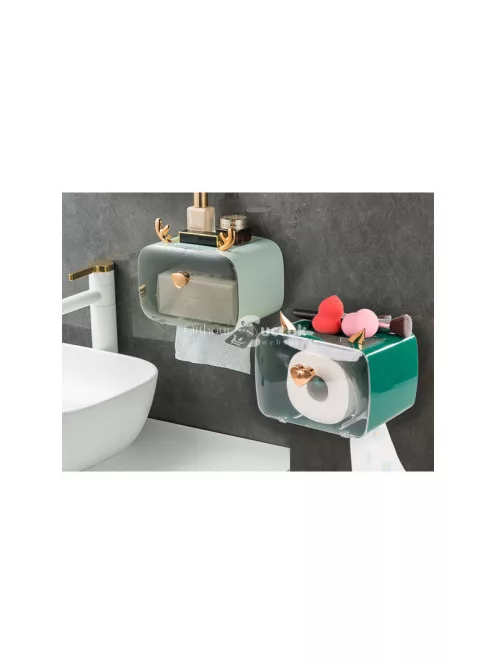 Szervező papír törölköző doboz - WC papír tároló és adagoló rendszer