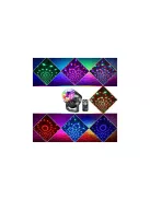 Diszkógömb LED fényeffekt RGB vetítő - Buli fényeffektek, diszkó lámpa, party dekorációs világítás