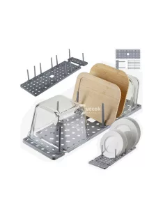   Edénytartó fiók kiegészítő fedelek tároló állvány - Praktikus konyhai szervezőrendszer a hatékony fedőtároláshoz