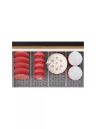 Edénytartó fiók kiegészítő fedelek tároló állvány - Praktikus konyhai szervezőrendszer a hatékony fedőtároláshoz