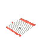 Összecsukható sütő alátét és csepegtetőtálca konyhai kiegészítőként sütéshez és szárításhoz