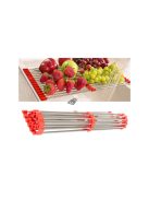 Összecsukható sütő alátét és csepegtetőtálca konyhai kiegészítőként sütéshez és szárításhoz