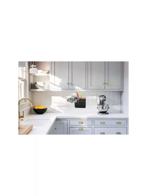 Konyhai kés tartó és szervező késszárító állvány