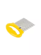 Hullámos pengés rozsdamentes acél kés burgonya, gyümölcs és zöldség vágásához és szeleteléséhez