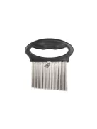 Hullámos pengés rozsdamentes acél kés burgonya, gyümölcs és zöldség vágásához és szeleteléséhez