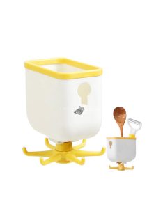   Konyhai Forgó Eszköztartó Polc Akasztóval - Praktikus Tárolási Megoldás