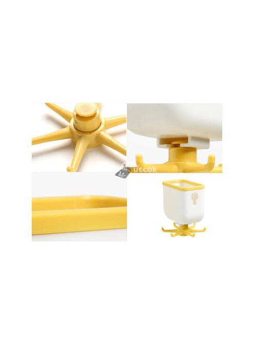 Konyhai Forgó Eszköztartó Polc Akasztóval - Praktikus Tárolási Megoldás