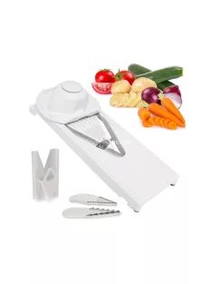   Zöldség- és gyümölcsszeletelő és reszelő - Konyhai eszköz egyszerű használattal és gyors eredménnyel.