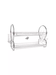   Kétszintes csepegtető állvány robotgép tartozékok szárítására és tárolására