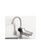 Mosogató rendező konyhai tároló kosár csapra szerelhető polc