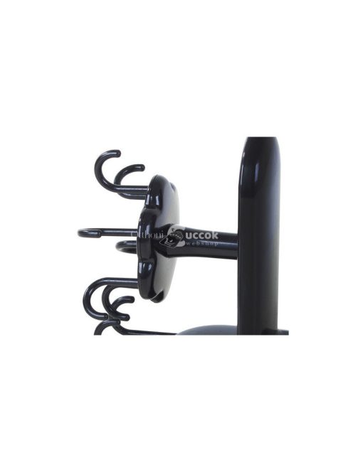 Konyhai akasztó forgó edénytartóval és akasszal - Praktikus tároló megoldás konyhai eszközökhöz