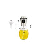 Olajpermet és ecetadagoló spray - konyhai eszköz főzéshez és sütéshez, egészséges étkezéshez, praktikus konyhatechnika