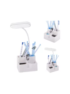   Iskolai íróasztali LED lámpa 24 LED-del és beépített tárolóval